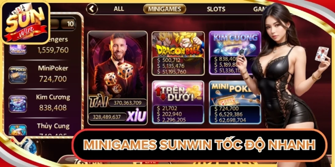 Sunwin 🏆 Trang Chủ Sun Win, Chơi Sunwin1 Mobi uy Tín 4 Minigames Sunwin tốc độ nhanh cực cuốn